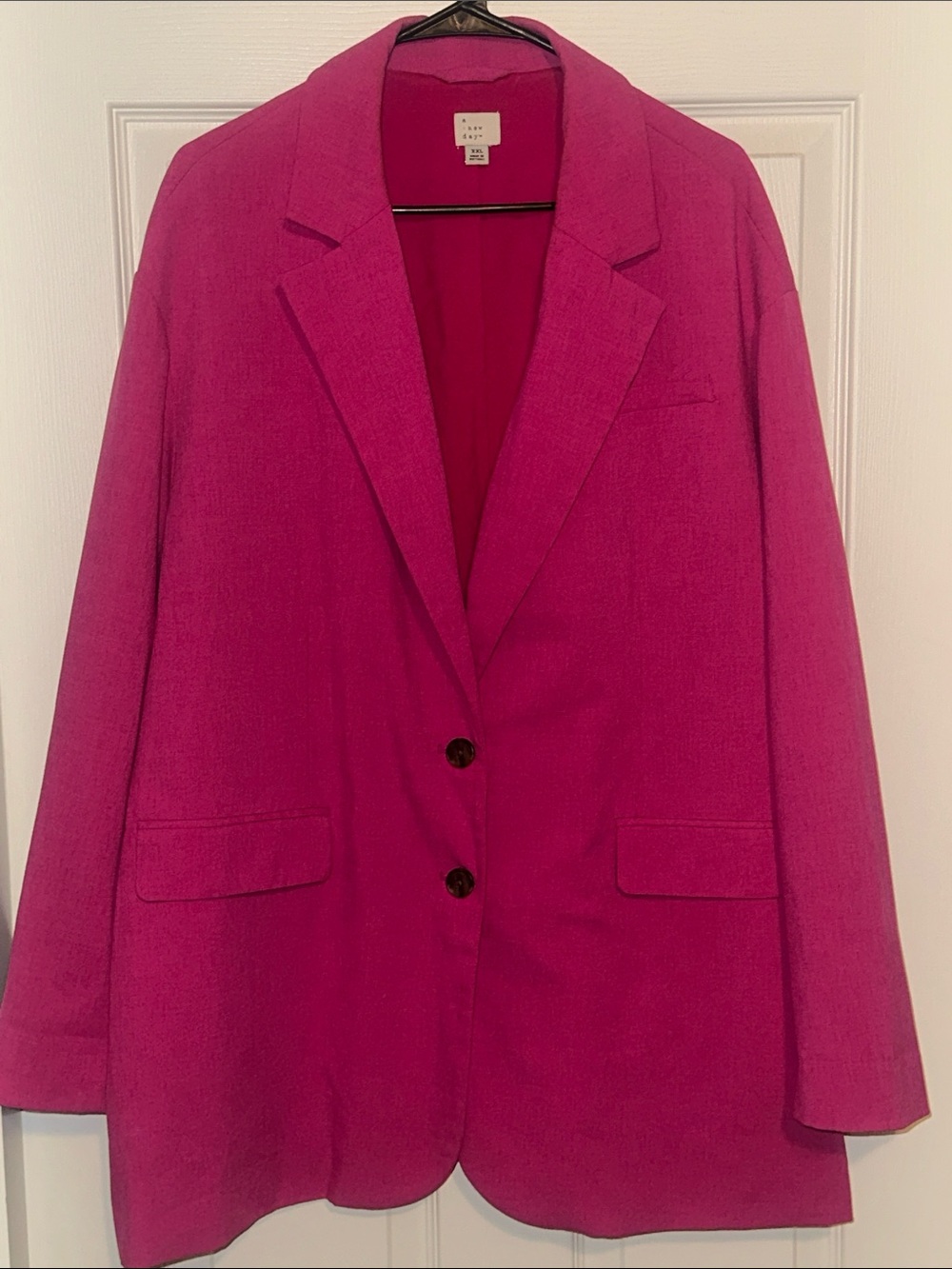 a new day Bright Magenta Blazer Jacket